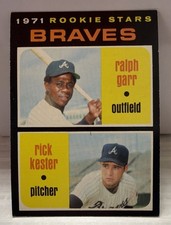 1971 Topps - 1971 Braves Rookie Stars Ralph Garr, Rick Kester #494 Set Break NM