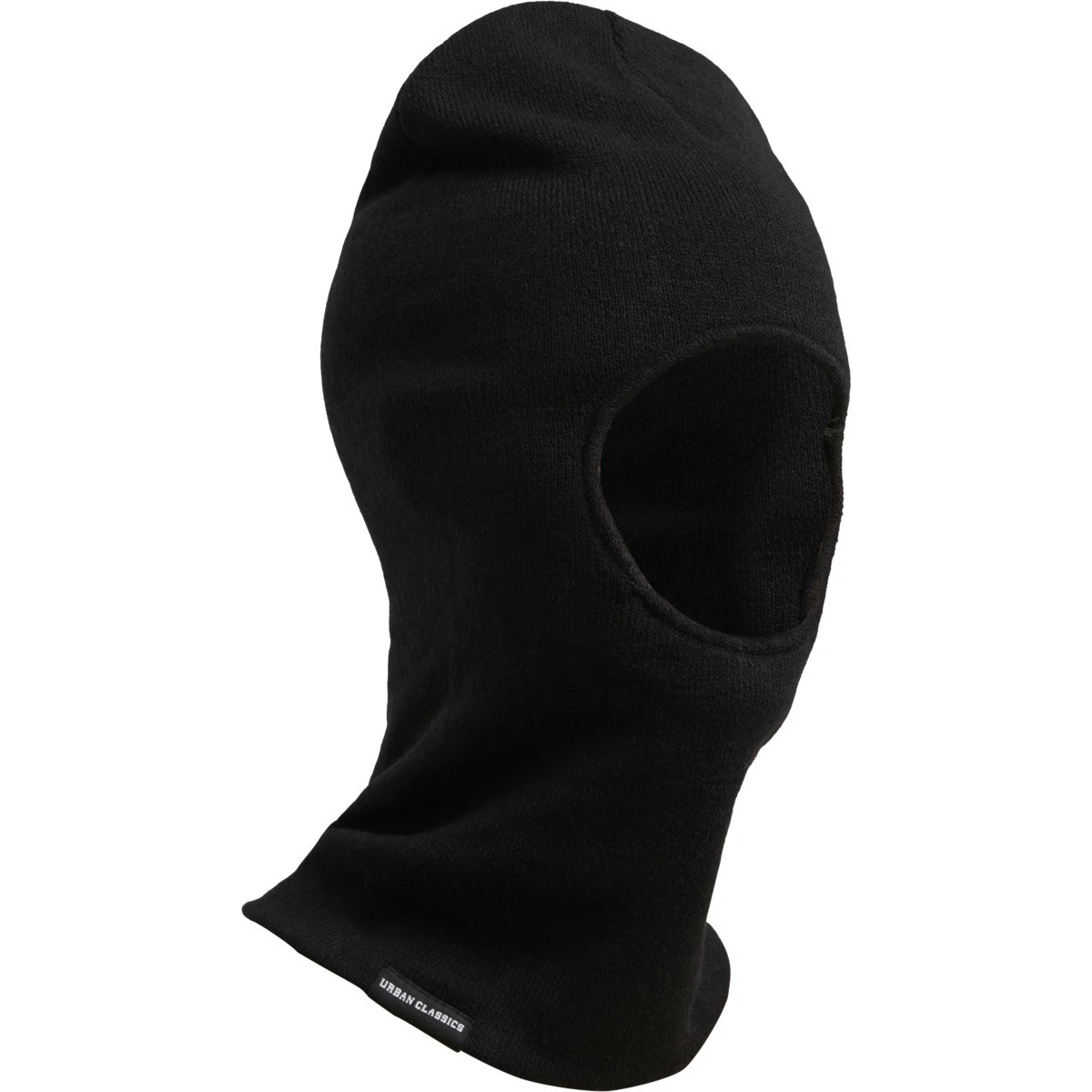Urban Classics Jacquard Skimask Black Storm Hood Ski Mask Beanie