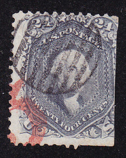 US Scott 78b old 24c Washington gray U/F CV $465