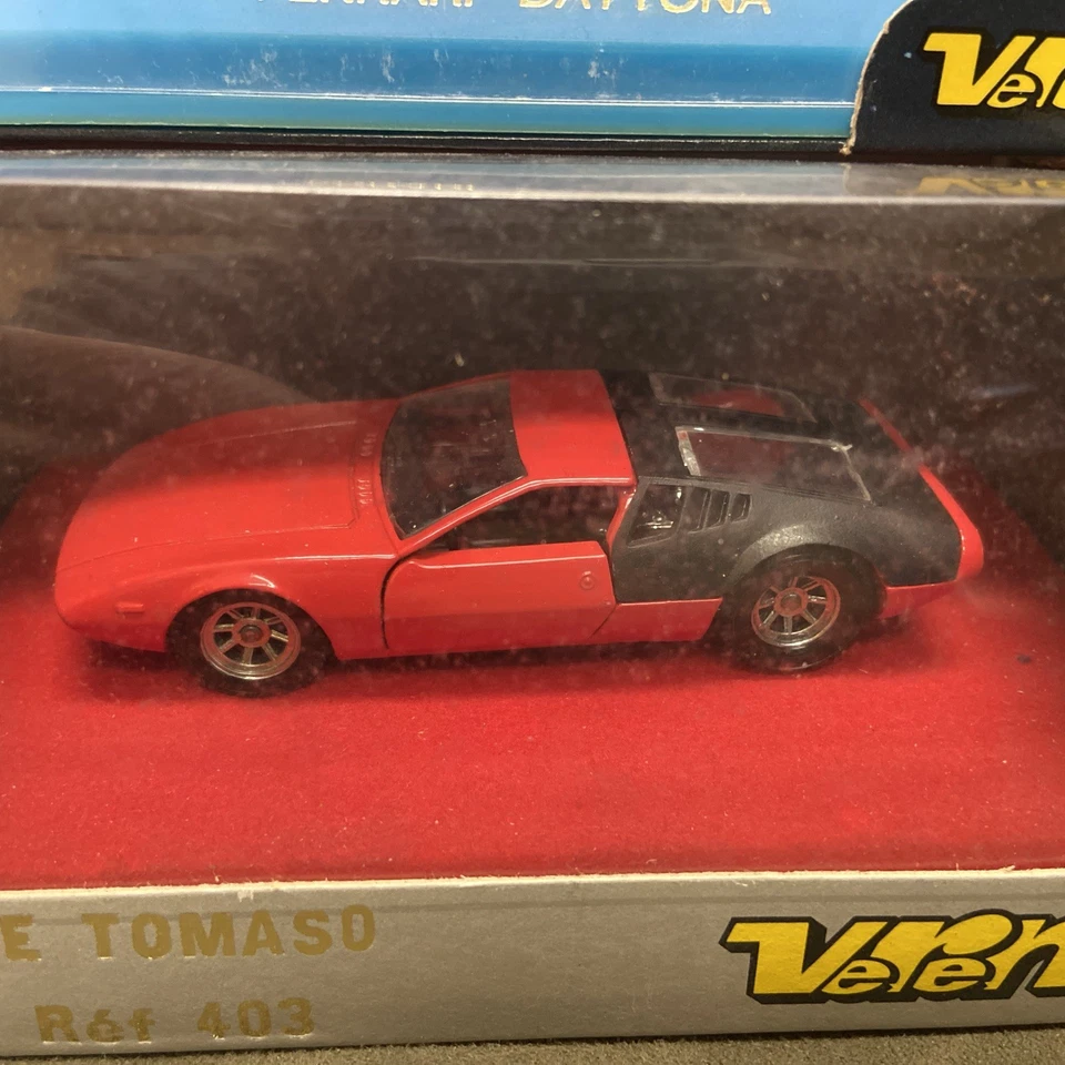 2 Verem 1/43 models Ferrari 365 GTB/4 Daytona @ Detomaso Mangusta MIB - Image 3 of 4