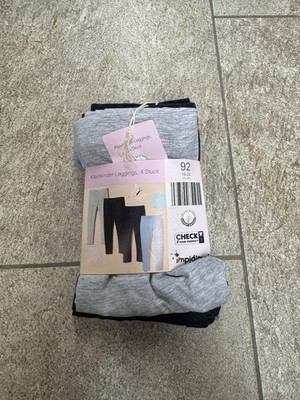 4 Kinder impidimpi Leggings Hosen Größe 92 / Neu