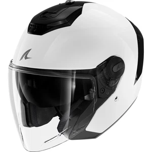 Shark RS Jet Motorcycle Motorbike Helmet - Blank Gloss White