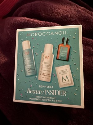 Moroccanoil Ultimate Hydration Travel Set Hair Oil Shampoo Conditioner Gift Set