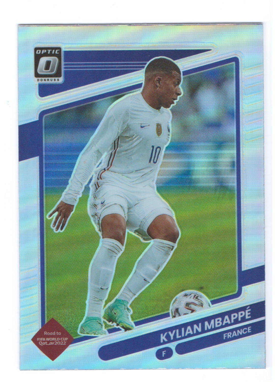 2021-22 Panini Donruss Optic Kylian Mbappe Silver Prizm Holo Refractor FREE SHIP