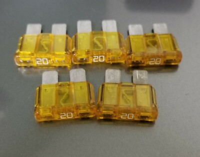 25 Pack Of 20 Amp Fuse Atm Standard Blade Automotive Fuse