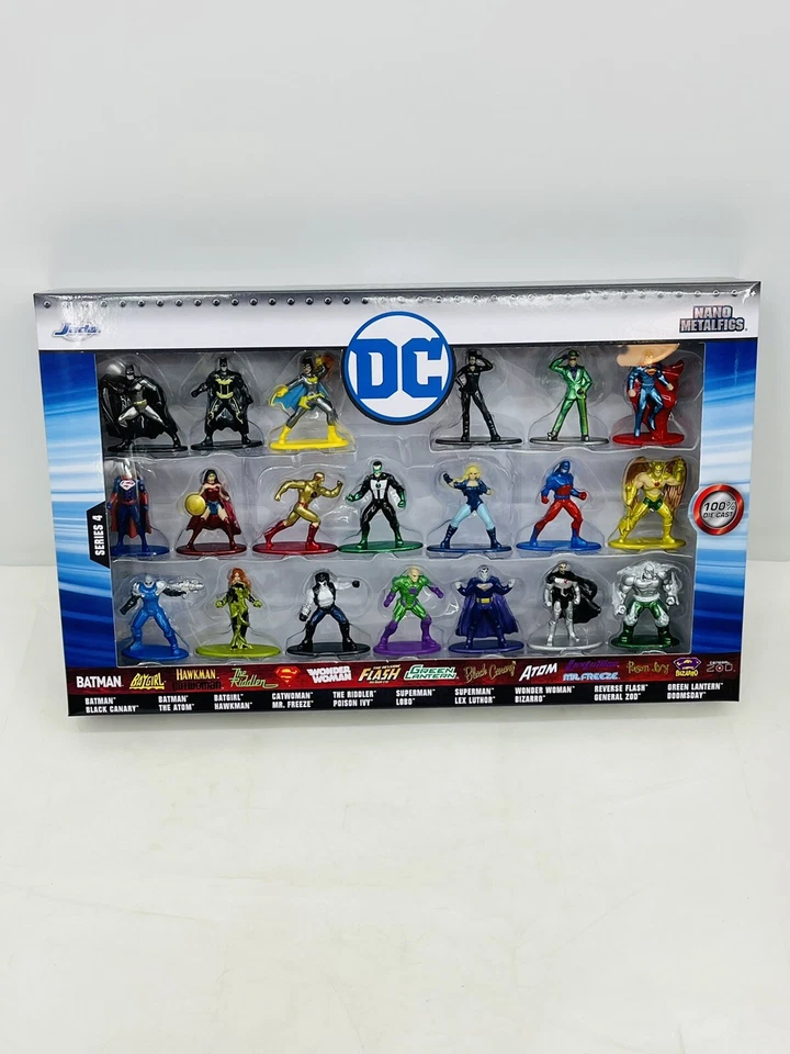 Figura Coleccionable DC Comics Die Cast Metal Paquete de 20 Serie 4 Figura Nano Metal. Foto 2 de 3