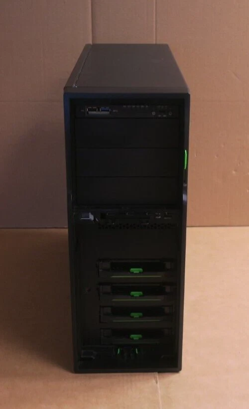 Fujitsu Primergy TX1330 M1 Quad-Core E3-1231v3 32GB Ram 4x 3.5" Bay Tower Server - Image 4 of 4