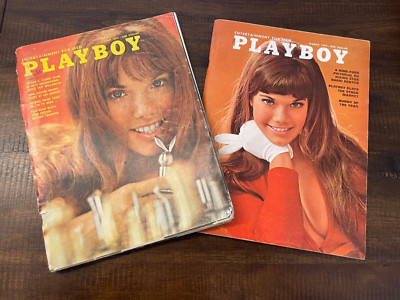 PLAYBOY MAG BARBI BENTON LOT MAR 1970 & MAY 1972 Deanna Baker Valerie