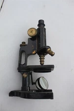 MICROSCOPE - SPENCER BUFFALO 44100 - NO EYEPIECE BRASS / IRON OLD 