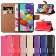 For Samsung Galaxy A51 Phone Case Leather Wallet Flip Folio Stand View Cover