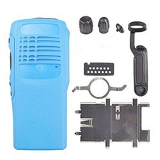 Blue Replacement Repair Housing Case Front Cover for HT750 Radio