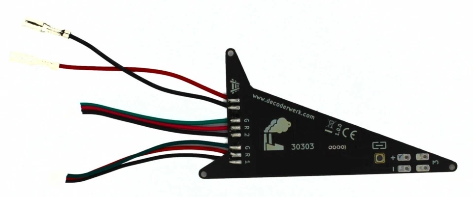 DECODERWERK 30303 Weichendecoder Steuerung Märklin C-Gleis Dreiwegweiche 74466 - Bild 2 von 3