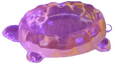 Westmoreland Moulds Turtle Ashtray Key Lime Glass Glows By Wilkerson For Rosso
