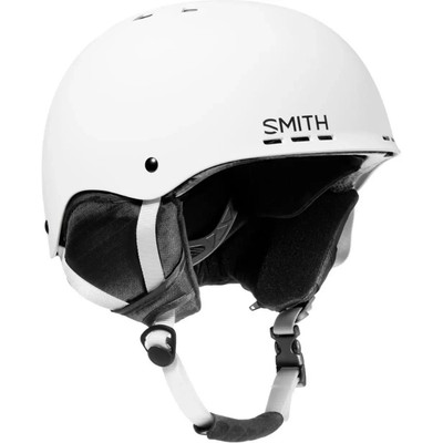 Smith Holt Snow Helmet - Men's Snowboard Helmets- Matte WHITE