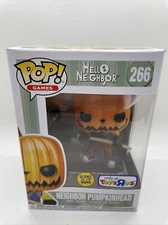 Funko POP Hello Neighbor Pumpkinhead #266 Glow in Dark Toys R Us Exclusive Vinyl