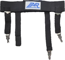 New A&R Sports Garter Belt Black Heavy Woven Elastic Holds Up Ice Hockey Socks