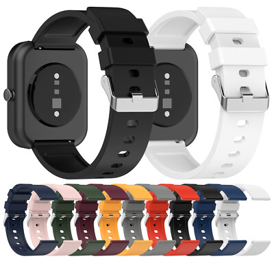 For Amazfit bip 3 Replacement Silicone Watch Strap Watch Accessories Part