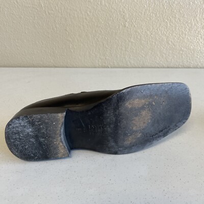 Via Spiga Mens moccasins , black leather upper and lining, size 10M , Super!!!. Via Spiga black suede loafers! Size 10 M. Like new. Via  main image 2