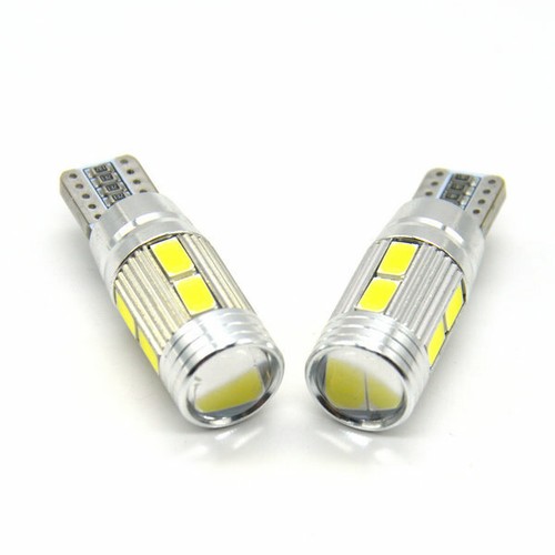 T10 501 W5W ERROR FREE CANBUS 6 & 10SMD LED XENON HID WHITE CAR SIDE LIGHT BULBS - Picture 8 of 11