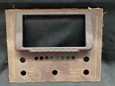 Vintage Metal & Cloth Radio Bezel