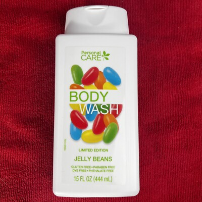    Jelly Belly Scent Personal CARE BODY WASH Limited Edition Jelly Bean 15oz