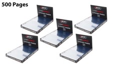 2 Pocket Album Pages 5X7" For Photos / Cards PVC Free 500 Clear Sheets BCW Laser