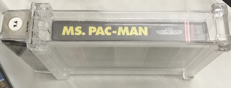 9.6 A+ SEALED SEGA Ms. Pac-Man WATA (Tengen Made in Japan Genesis, 1991) - Image 2 of 4