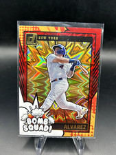 2024 Donruss Baseball #12 Francisco Alvarez Bomb Squad Red Xplosion #74/99 Mets