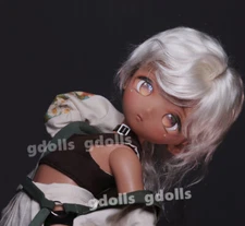 1/4 BJD Doll SD Boy Kuku Face Make UP+Free Eyes Resin Toys Gift