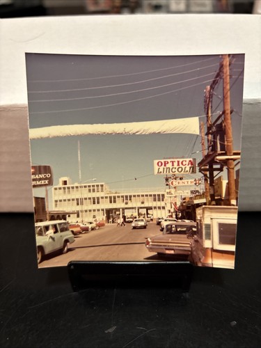 Vintage Sonora California Border Crossing 60’s/70’s Street View Developed Photo - 第 1/4 張圖片