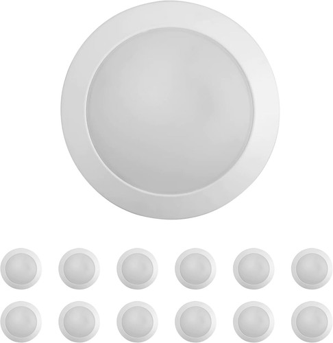 Recessed Ceiling Light 6 Inch LED Disk 15W 5000K Daylight White Flush Mount - Picture 29 of 35
