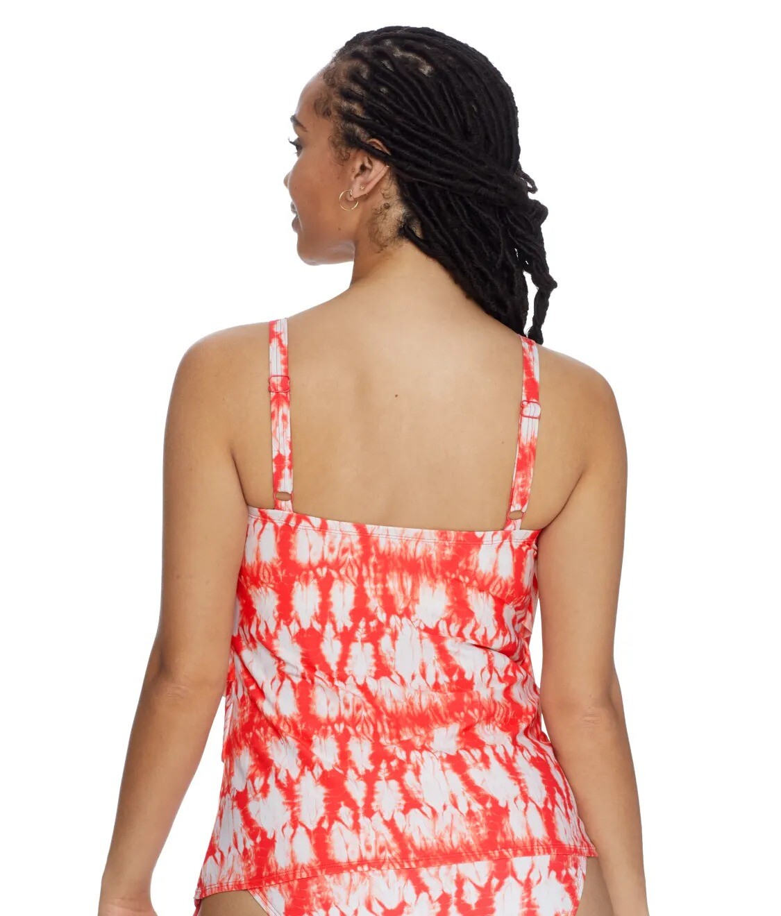 COCO REEF Papaya Medallion Aura Ruffle Tankini Swim Top, US 36DD, UK 36DD, NWOT eBay