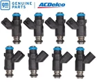 Genuine OEM GM 217-3412 / 12613412 L96 Flex Fuel 50lb/hr Injectors TBSS Set of 8