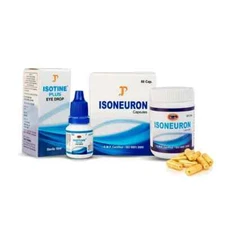 Isotine of 4 Bottles of Isotine Plus Eye Drop10ml & Isoneuron Cneuron Capsule 60