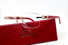 SUNGLASSES FRAMES NEW PORTA ROMANA 2324 LIMITED EDITION RED WOOD TEMPLES