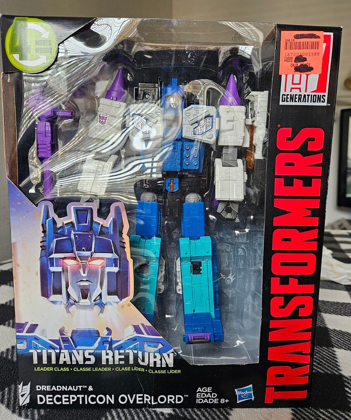 Transformers Overlord Sealed US Titans Return Dreadnaut MISB