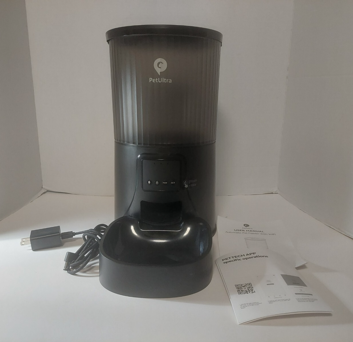 Mangiatoia Automatica 4L Per Cani E Gatti Con Camera HD, WiFi, Registrazione Vocale E Doppia Alimentazione