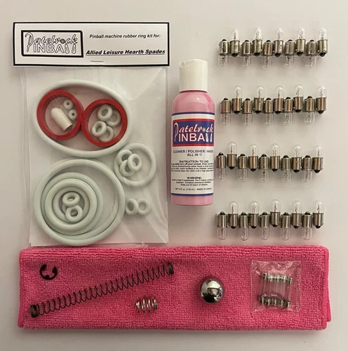 1978 Allied Leisure Hearts Spades Pinball Machine Maintenance Tune Up Kit