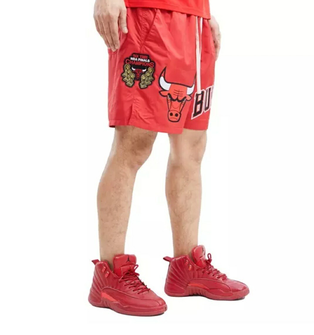 Pro Standard NBA Chicago Bulls Woven Embroidered Team Men's Shorts