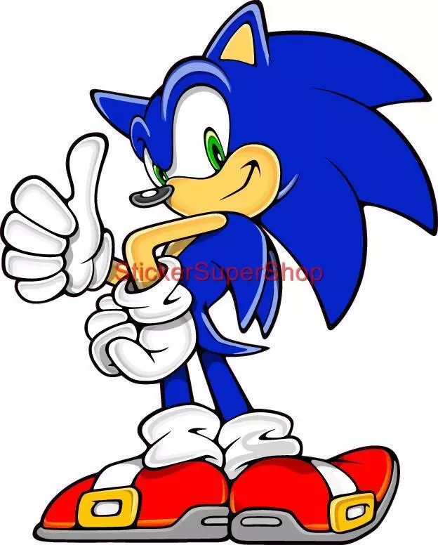 Classic Sonic Sonic The Hedgehog Sticker - Classic Sonic Sonic the