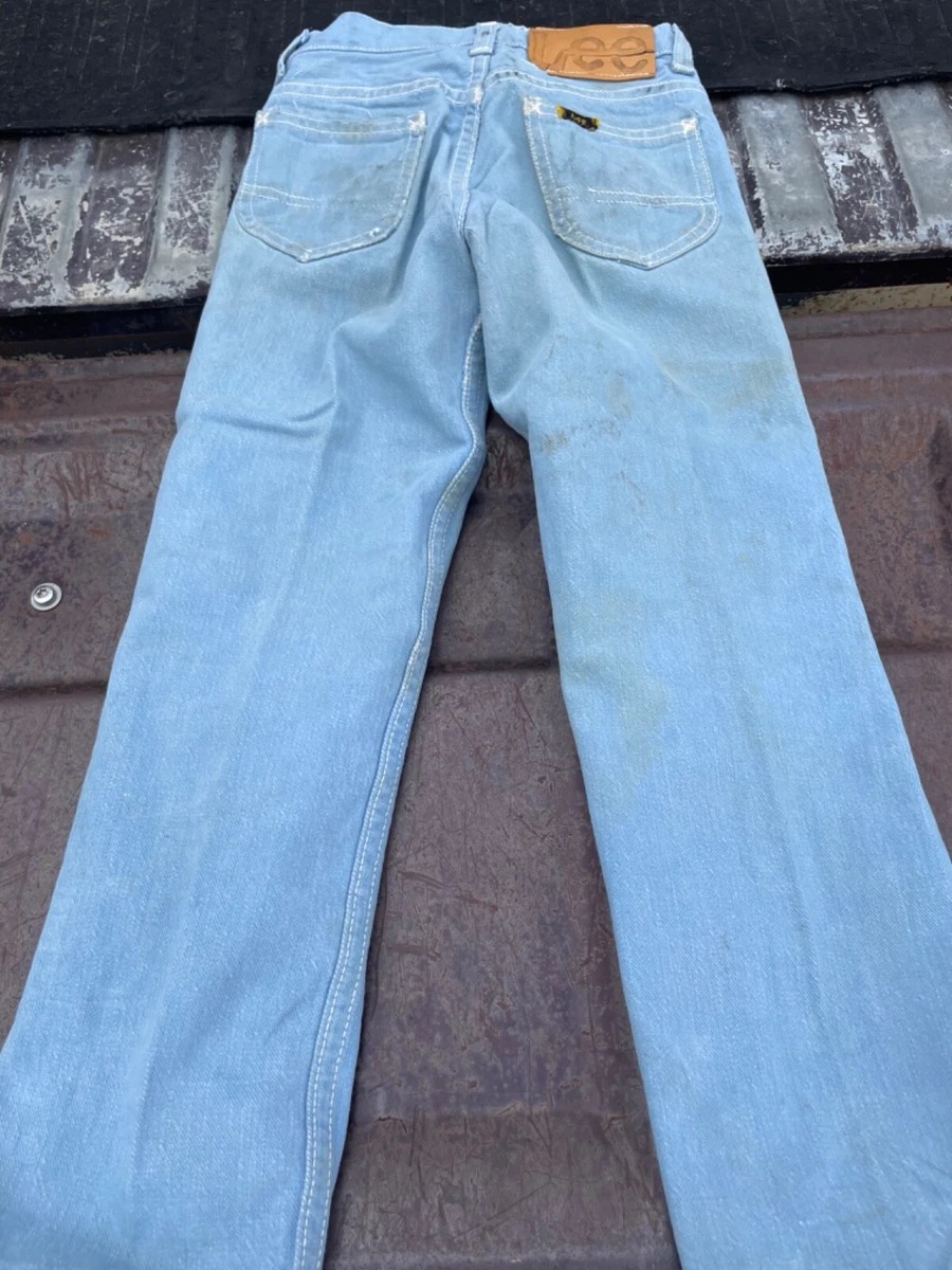 Vintage Lee Riders Union Made USA Size 7 Slim Jeans 1950s/1960s