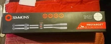 NEW SIMMONS 3-9X40MM RIFLE SCOPE W/ OVER UNDER MOUNT RINGS PRO TRUPLEX RETICLE