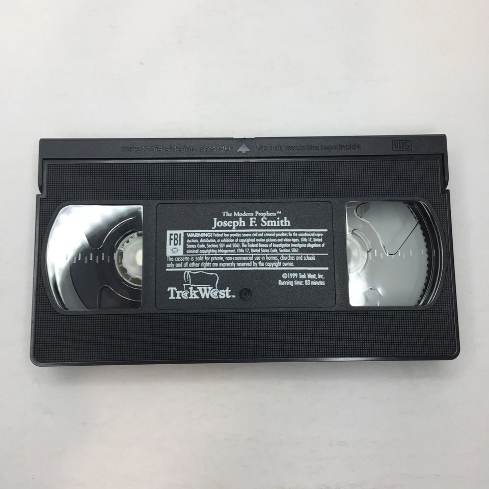 Vtg LDS VHS Tape Living Scriptures Modern Prophets Joseph F Smith Jesus Christ - Image 3 of 4