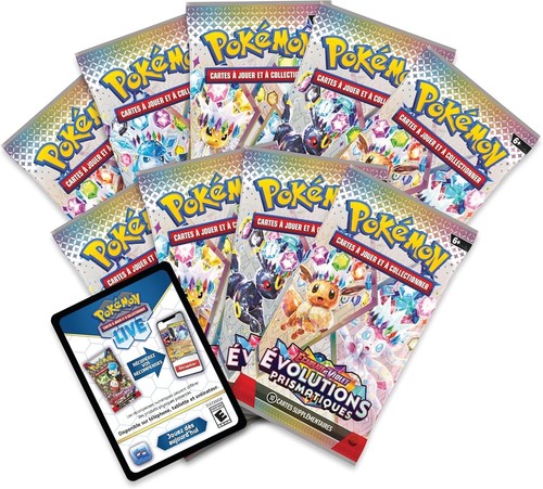 2x Pokemon Coffret Dresseur d'Élite ETB Évolutions Prismatiques FR 8.5 À OUVRIR - Foto 14 di 14