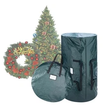 Christmas Tree and Wreath Storage Bag Organizers Zipper and Handles Included