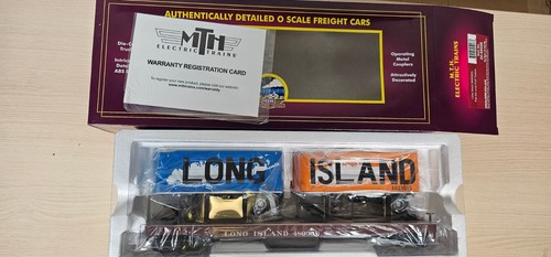 MTH Long Island Flatcar 20-95586 con 2 remolques para cachorros en caja 20-95586 NUEVO | Zustand: New