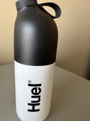 Huel Black and White Shaker Bottle