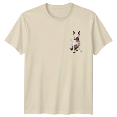 Bullterrier Hunderasse Tiere Herren T-Shirt Damen Tee Grafik Unisex Geschenk