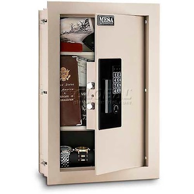 Mesa Safe Residential Safes Expandable Depth Wall Safe 15''W x 3-1/4-6''D x