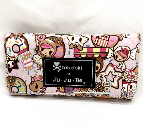 Tokidoki Jujube Donatella Sweets Shop Pink  Trifold Wallet Candies WOW!